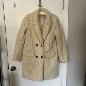 Wooly Cream Pea Coat